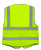 Safety Vest Fluorescent Green - Large - back