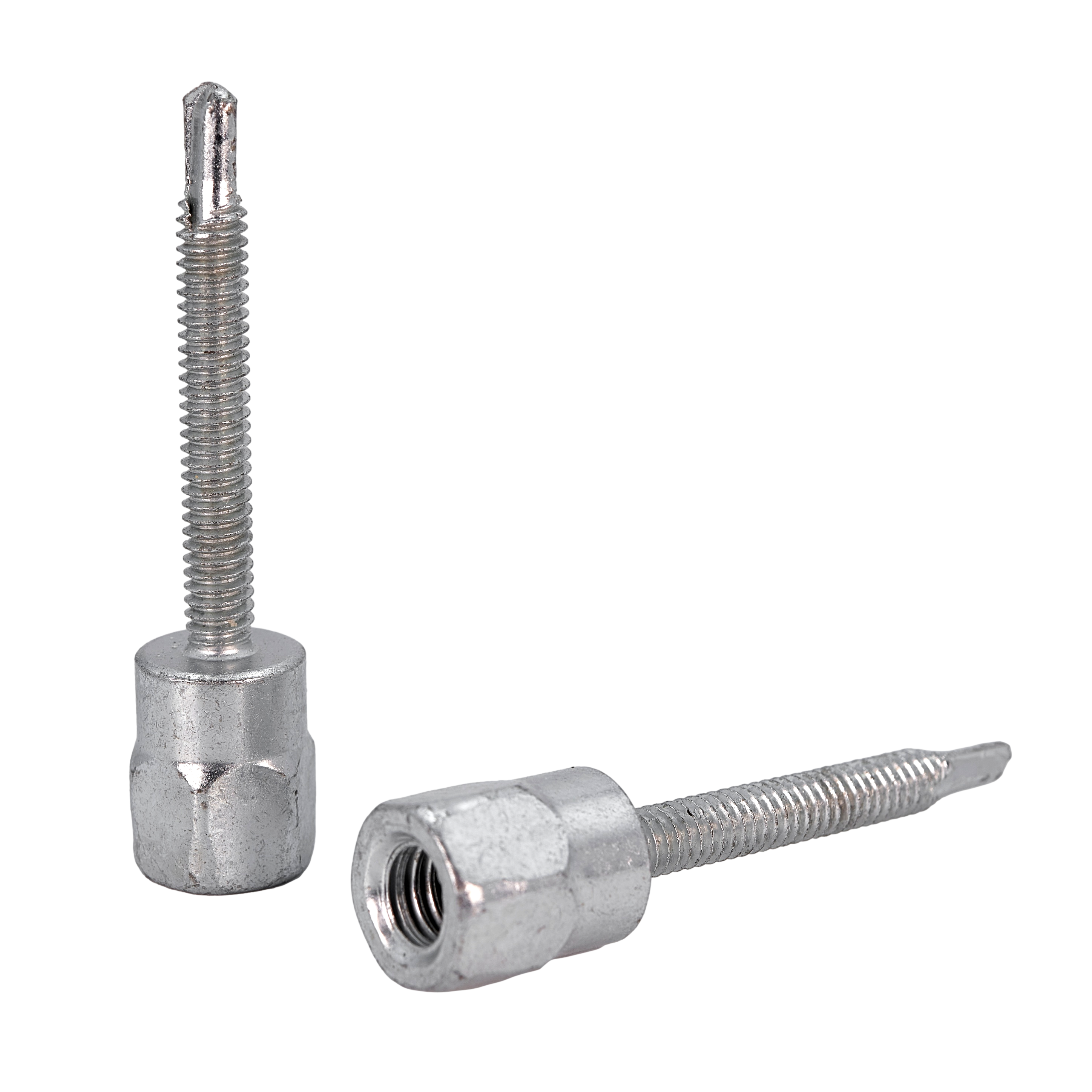 4 Pack Of 3/8-16 Straight Threaded Steel Bungs - Perfect For Custom Fabrication Projects - Made In USA