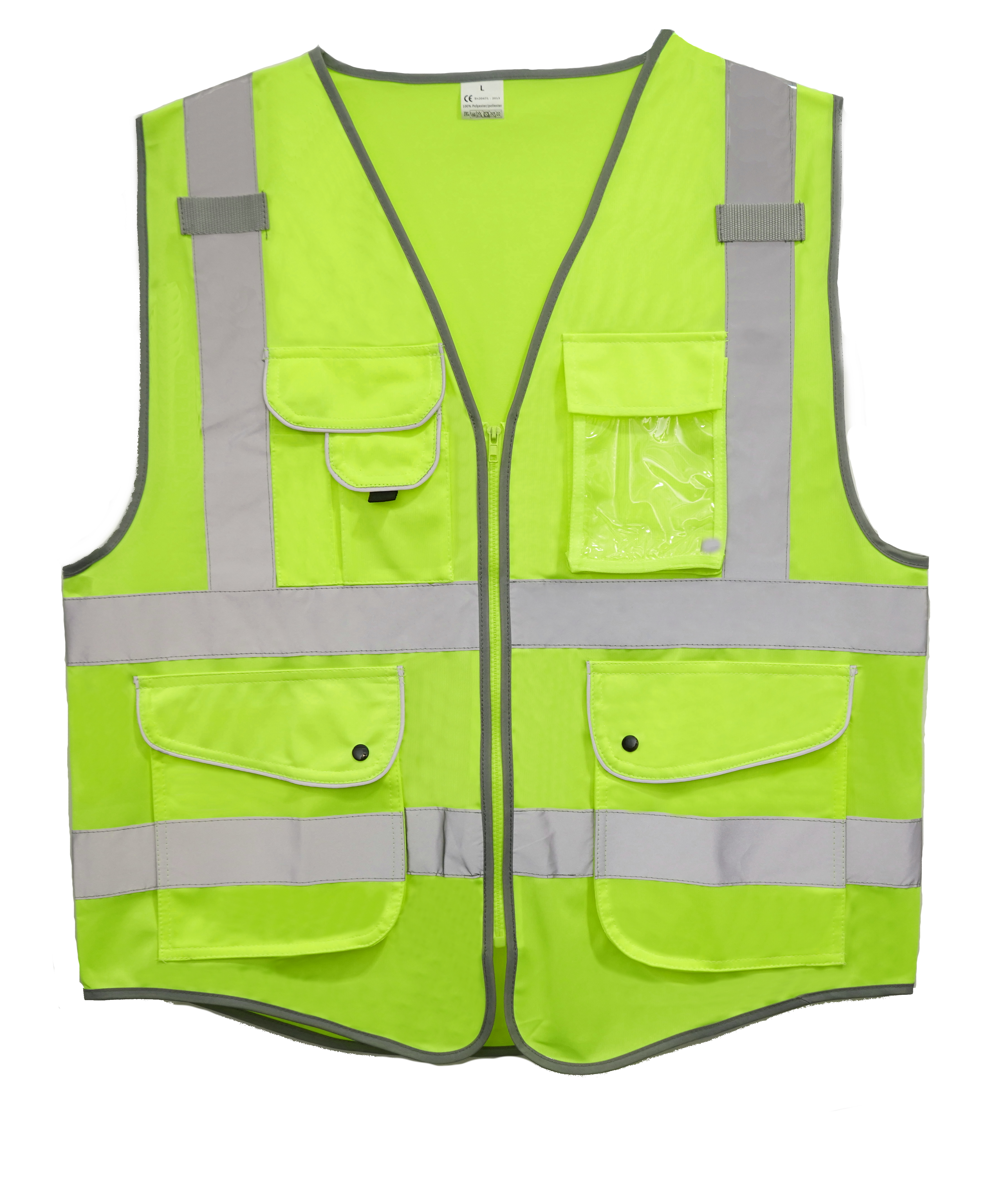 Safety Vest Fluorescent Green - Large