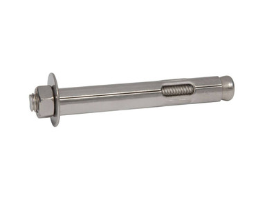 2 Pack 1/2” X 2-1/4” Zinc Plated Sleeve Anchors – Heavy Duty Fasteners