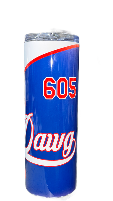 605 Baseball Jersey Tumbler