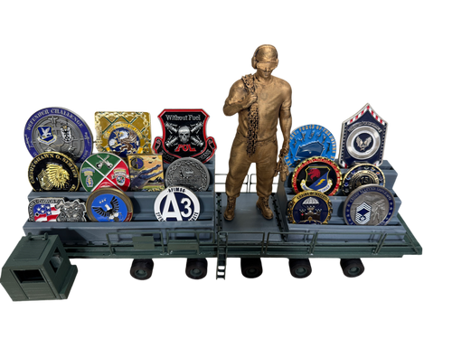 60k Airman Coin Rack - Male/Female Options