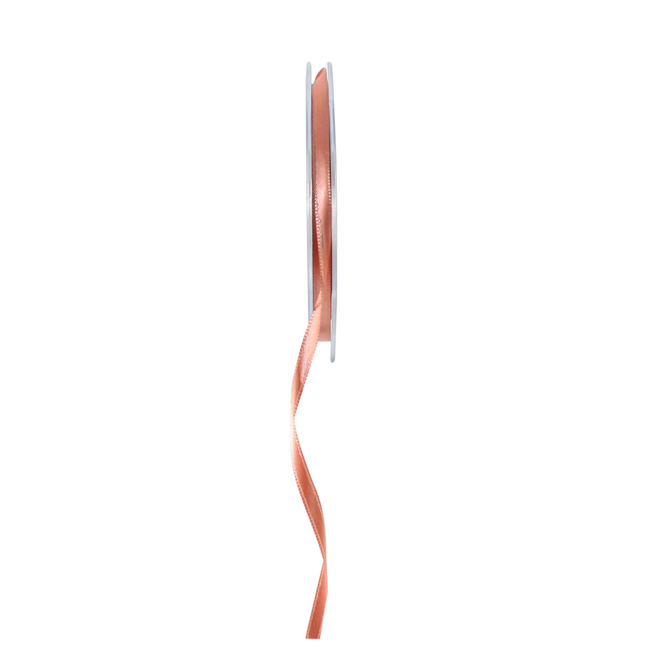 6mm x 20m Rose Gold Double Faced Satin Ribbon - Interflora Marketplace
