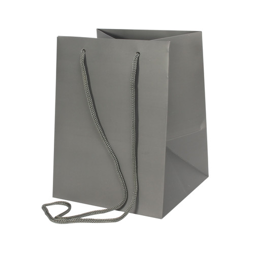 Dark Grey Hand Tie Bag (19cm x 25cm)