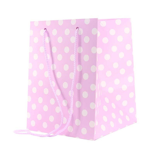 Lilac Polka Dot Gift Bag (19cm x 25cm) Lilac Polka Dot Gift Bag (19cm x 25cm)