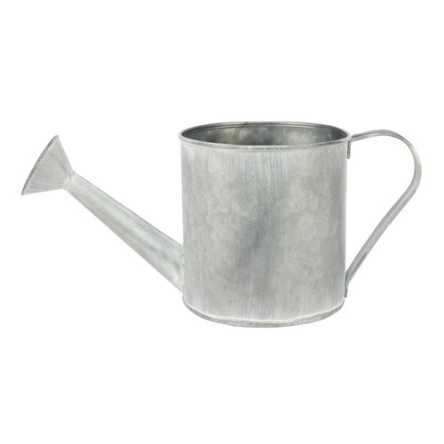 Antique Grey Zinc Watering Can (12.5cm H x 12.3cmW)