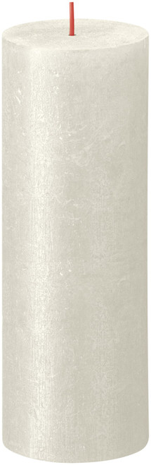 Bolsius Rustic Shimmer Metallic Candle 190 x 68 - Ivory Bolsius Rustic Shimmer Metallic Candle 190 x 68 - Ivory