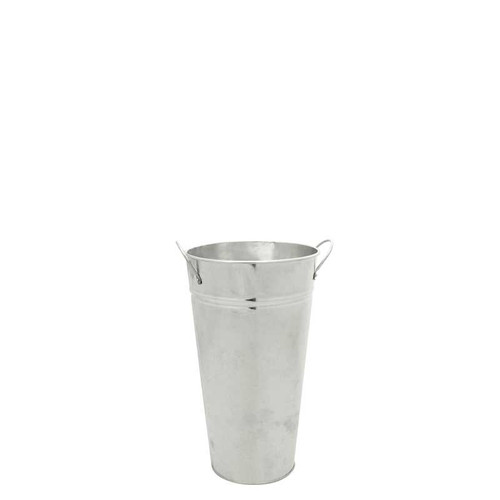 Large Galvanised Vase (30x17cm)