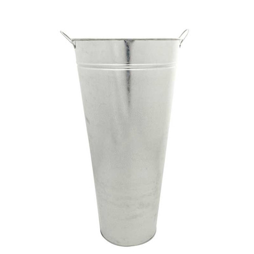 Galvanised Vase with Ears (55x27cm)