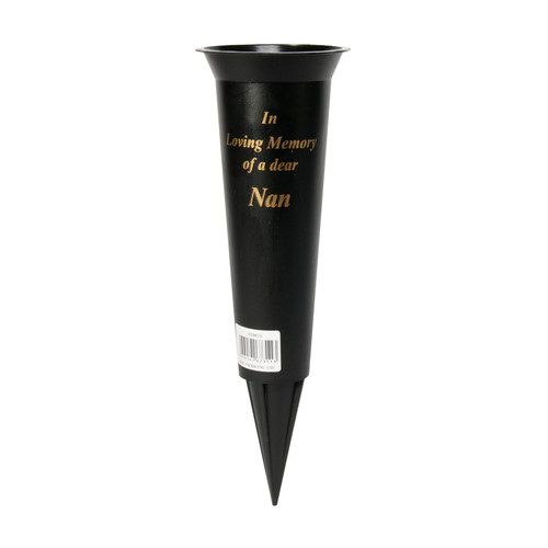 In Loving Memory Nan Grave Vase