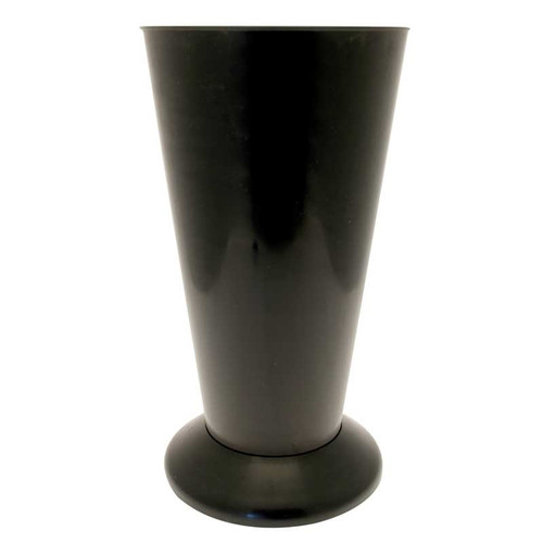 Plastic Black Vase Size 6