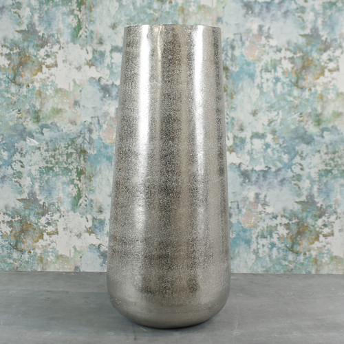 Mayfair Foyer Vase Silver (50 x 21cm)