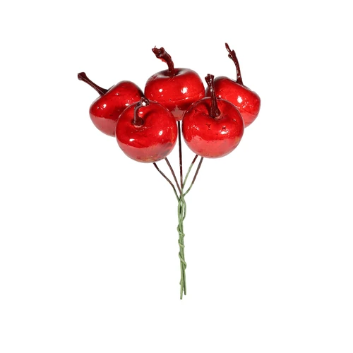 Apple Pick Bunch x 5 Red 2.5cm (Box of 6)