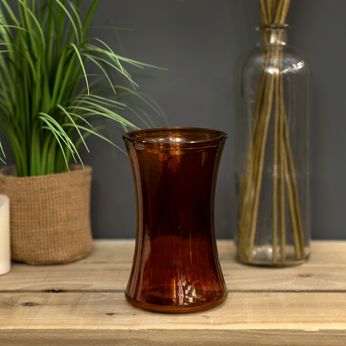 Infinity Vase Brown Honey- 20.3cm