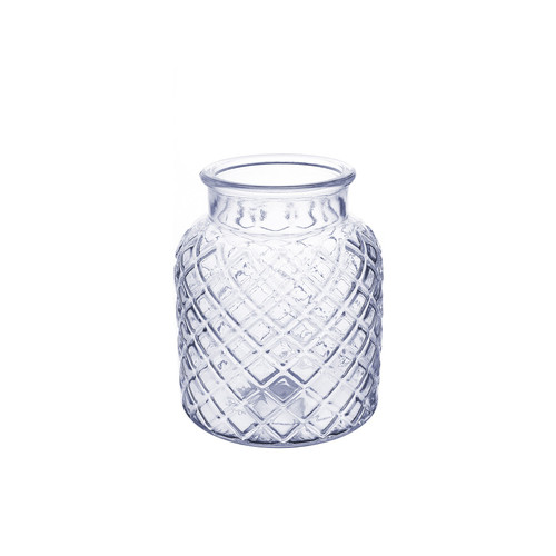 Haversham Vase Clear (H16 x 13.5cm)