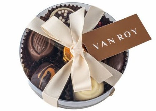Van Roy Assorted Belgium Chocolates (10cm round box)