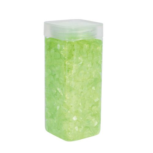 5-8mm Light Green Glass Pebbles in Jar 750g