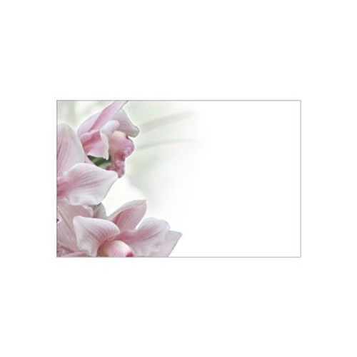 Small Card - No Message - Pink Orchids - PK25