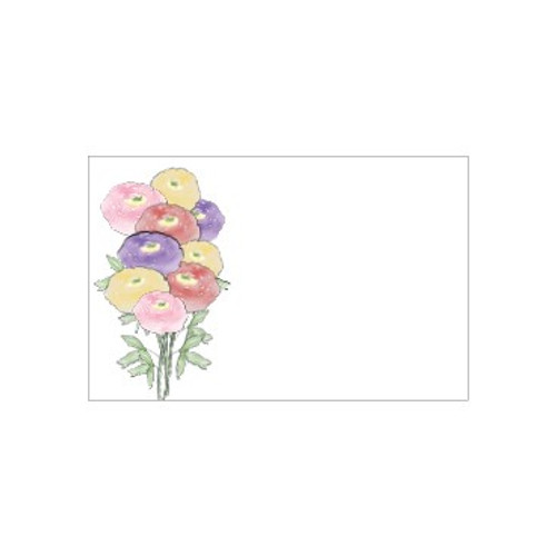 Small Card - No Message - Multi Colour Rannunculus - PK25