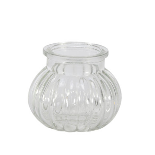 Veneto Bubble Jar 7.5cm - Clear