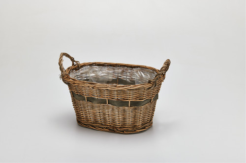 Woven Gift Basket with Handles