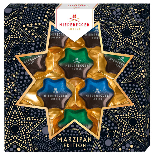 Niederegger Christmas Stars Walnut and Cashew