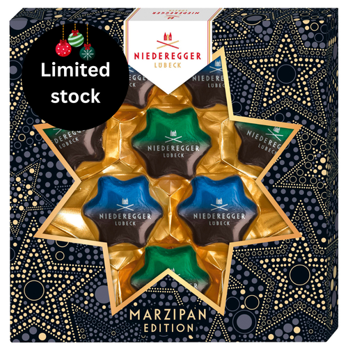 Niederegger Christmas Stars Walnut and Cashew