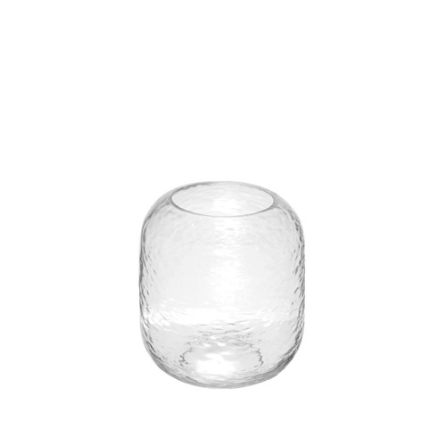 Clear Domed Vase (H19 x Dia 11.5cm)