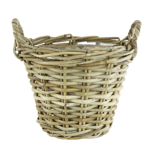 Wicker Baskets With Handles H23cm
