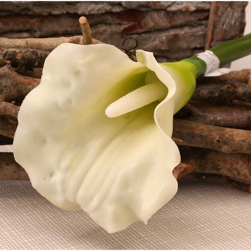 Large Calla Lily Cream/Green