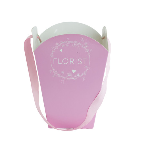Pink Cardboard Florist Box