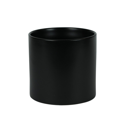 Hortus Sofia Ceramic Pot Matt Black - Dia15.5 x H15cm
