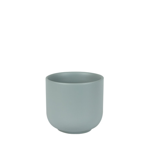Hortus Havana Ceramic Pot Matt Grey - Dia 14.5 x H14cm