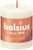Bolsius Rustic Shine Pillar Candle 80 x 68 - Soft Pearl