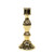Amaya Candlestick - Electroplate Gold Glass H20cm