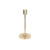 Covent Garden Tulip Candle Stick Raw Bright Gold (21cm)