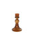 Juliet Candlestick - Mocha Coloured Glass H13cm