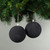 Black 10cm Velvet Baubles Black 10cm Velvet Baubles