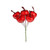 Apple Pick Bunch x 5 Red 2.5cm (Box of 6)