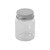 Plastic Candy Jar with Aluminium Lid