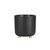 Moda Black Footed Planter-H13cm x Dia 12cm Moda Black Footed Planter-H13cm x Dia 12cm