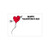 Small Card - Happy Valentine's Day - Heart with Arrow - Pk25