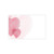 Small Card - Pink Watercolour Hearts - no message - Pk25
