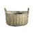 Oval Split  Willow Basket - Full Willow Ears/Rim and Liner - 31x24xH14cm
