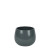 Hortus London Ceramic Pot Glossy Grey - Dia12 x H11cm