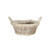 Round Two Tone Basket with handles