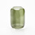 Olive Green Glass Vase