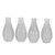 Vintage Bud Vase Assorted 14cm - Clear