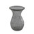 Harper Fluted Flare Top Vase - H14cm - Grey