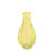 Vintage Fluted Bud Vase 14cm - Yellow